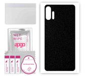 apgo Protective Skin Sticker for the back compatible with Umidigi F2, Wrap Film, Foil, Vinyl - Pattern Matte Black