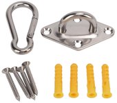 Soporte de Suspensión de Acero Inoxidable Montaje para Hamaca Gancho de Techo Anclaje Colgador para Entrenamiento de Yoga