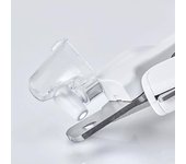 PETKIT Cortauñas de seguridad para perros y gatos con iluminación LED para evitar cortar los vasos sanguíneos de las uñas blanco