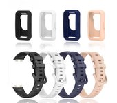 Correa de silicona para Huawei Band 8 9 Beacelet con funda suave de repuesto accesorios de correa de reloj Huawei Band 9 Correa deportiva Huawei Band 9