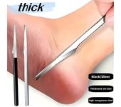 Juego de 1/2/5 piezas de acero inoxidable para terapia de pies profesional: cortaúñas interno y cortaúñas para queratina, utilizado para el cuidado de los pies, inodoro 1 PCS plata
