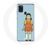 Coque Samsung Galaxy A21S Squid game la poupée géante de jeu