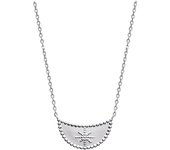 Les Trésors De Lily [Q3755] - Collier Argent 'Cléopatra' blanc argenté (rhodié) - 20x9 mm plata