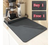 Alfombrilla absorbente grande para cocina, antideslizante, para escurrir café, platos y vajilla, de secado rápido, para baño 20X30CM