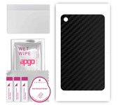 apgo Protective Skin Sticker for the back compatible with Huawei MatePad C5E, Wrap Film, Foil, Vinyl - Pattern Carbon Black