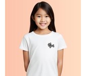 Tshirt Enfant GIRL GANG CŒUR 2 ans blanco