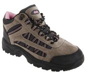 Botas de trekking y senderos al tobillo con cordones Grassmere para mujer/dama Dek 3 UK color rosa/gris