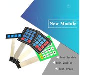 Nuevo teclado de interruptor de membrana 4 12 16 20 teclas 4*4 1x4 3x4 4x4 4*5 teclado de matriz para coche inteligente arduino
