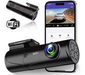Cámara de salpicadero DVR para coche, 1080P, WiFi, grabadora de vídeo, caja negra, visión nocturna, sensor G, monitor de aparcamiento, grabación en bucle dash cam