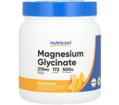 Nutricost, Magnesium Glycine, Peach Mango, 17.6 oz (500 g)