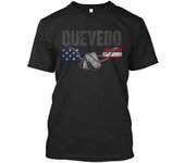 Camiseta unisex estándar de la familia Quevedo en honor a los veteranos S
