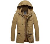 Chaqueta informal de invierno para hombre, de terciopelo, cálida y a prueba de frío, versión coreana del abrigo de algodón delgado para hombre L