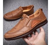 Zapatos de cuero de moda para hombre, mocasines planos clásicos sin cordones, zapatos casuales de verano, zapatillas de suela suave para hombre, mocasines para hombre, novedad 2024 41