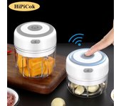 Mini machacador de ajo eléctrico inalámbrico USB, picadora de prensa, picadora de carne de chile vegetal, herramientas de cocina picadoras de alimentos-100/250ml 100ml verde