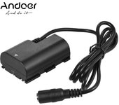 LP-E6 Conector acoplador de CC de batería ficticia completamente decodificado para cámara Canon