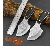 Cuchillo de cocina Cocina Cuchillo de cocina Pequeño Comer Cordero Corte Cordero Carne Cuchillo Cuchillo recto Cuchillo multiusos para frutas Cuchillo de pelar Acero 5CR13mov With Cover