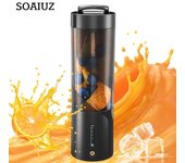 Licuadora portátil, exprimidor fresco, mini licuadora eléctrica portátil para batidos y batidos, máquina exprimidora multifunción para cocina 7.4