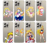 E-43 Cute Sailor Moon  Case for iPhone 7 8 11 12 13 14 15 16 Pro Max Plus Mini Xiaomi Redmi A3 9A 9C 10A 10C 13C Note 9 11 Realme Narzo C30 C55 Redmi Note 10 Pro 4G llameante