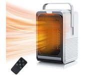 Calentador de ambiente para uso en interiores Calentador portátil ECO oscilante de 90 grados Resistente a vuelcos y sobrecalentamiento US Plug