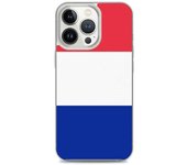Coque iPhone - Drapeau France - iPhone 13 Pro - Souple - Multicolore - Silicona transparente