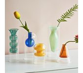 Jarrón de vidrio, decoración artística, contenedor de flores y plantas, jarrón, accesorios de decoración para el hogar, manualidades de escritorio, terrario, decoración de sala de estar