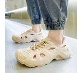 Sandalias de playa de verano para hombre, zapatillas, zapatos de jardín, sandalias de calle de moda, sandalias de vacaciones sin cordones, sandalias de EVA, zapatos de moda de diseño 39