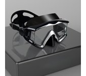 Máscara de buceo para adultos Pano 3, panorámica, de vidrio templado, para esnórquel, gafas de natación premium con protector nasal.