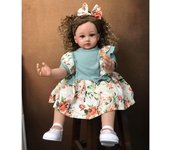 KEIUMI-Muñeca Reborn para niña, cuerpo de tela de 24 pulgadas, muñecas de princesa de vinilo de silicona, modelo verdaderamente infantil, bebé recién nacido, regalos de colección 24 inch about 60 cm