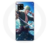 Maniacase Funda Samsung Galaxy A42 5g One Piece Roronoa Zoro Espada Manga Anime