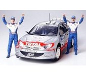 Serie de coches deportivos Tamiya Peugeot 206 WRC 02 Ganador Especificación Modelo de plástico 24262 1/24 N.º 262