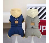 Ropa de invierno para perros, monos de peluche para mascotas, ropa gruesa DADAGOU para mascotas, disfraz para perros, ropa para perros S