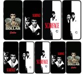 Funda para teléfono Samsung Galaxy S24 S23 iPhone 16 15 14 Xiaomi Redmi Note 13 12 11 Plus 9 Pro Max X XR Scarface Al Pacino Tony Montana OPPO Huawei Cover for iPhone XS Max bolo