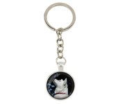 Akita, Akita Inu - keychain with your photo, key decoration, bag pendant from Art-Dog brand plata