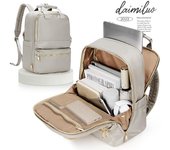 Mochila para mujer, marca de lujo, mochilas para computadora portátil universitarias de gran capacidad, bolsos elegantes para el trabajo, mochila de viaje para cabina de vuelo para hombres