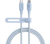 Cable Anker Azul Grisáceo Compatible con Galaxy iPad MacBook USB-C y USB-C (240 W, nailon ecológico) 1,8 m Pro/Aire Pro/Aire