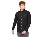 Camisa Oxford entallada Chatmen de Bewley & Ritch para hombre XL negro