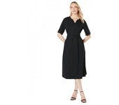 Principios Vestido midi utilitario para mujer/señoras 14 UK oliva