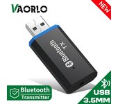 Transmisor Bluetooth 5.0 + EDR Adaptador de Audio Para TV PC Auriculares Jack 3.5MM AUX USB Estéreo Música Inalámbrico Adaptador Plug & Play TX3 With RCA Cable