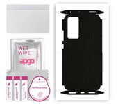 apgo Protective Skin Sticker for the back+sides compatible with Xiaomi 12X, Full Wrap Film, Foil, Vinyl - Pattern Matrix