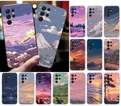 Funda de teléfono con paisaje de cielo y anime para Samsung A52S, A04S, A21S, A33, A23, A13, A14, A32, A52, A53, A54, A51, A71 y M51 A32 5G