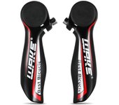 1 par de aleación de aluminio MTB extremo de la barra Manillar de bicicleta de montaña extremo bicicleta ciclismo piezas de bicicleta de carretera 22,2 MM