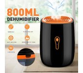 Deshumidificador 800ML 25W secador portátil de bajo ruido purificación antimoho dispositivo de limpieza portátil secador de aire humedad EU Plug