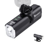 Luz de bicicleta recargable para carretera, gran capacidad, 5000 mAh, 1800 lúmenes, luz de carretera, haz bajo, luz automática, luz colgante para bicicleta de carretera, luz cruzada
