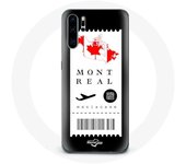 Coque pour Huawei P30 pro Billet d'avion Montréal Canada
