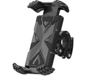 Soporte para teléfono para bicicleta, soporte para teléfono para motocicleta, soporte para manillar con rotación de 360 ​​grados, ajuste universal ajustable para teléfonos móviles de 4,7 a 7,0 pulgadas 12.3x9.45x1.5cm negro