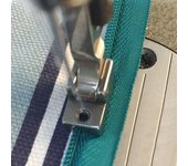 Prensatelas de costura portátil S518N, pie Universal con cremallera para Máquina De Coser Industrial, 1 ud.