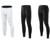 Pantalones para hombre, antisudor, elásticos, de secado rápido, para deportes, correr, fitness, entrenamiento, mallas, pantalones 3XL