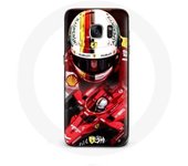 Coque pour Samsung Galaxy S6 edge Formule 1 Sebastian Vettel F1 Rouge