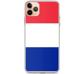 Coque iPhone - Drapeau France - iPhone 11 Pro Max - Souple - Multicolore - Verticale