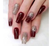 Wearable Manicure Ballerina False Nail Medium /Long Length Press on Nails Fashion Nail Tips  Women 3